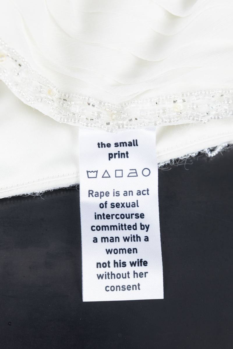 Care labels detail I from The Bridal Series